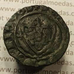 Ceitil Cobre de D. Afonso V (1438 -1481), Ceitil (1/6 Real Branco) Tipologia do catálogo F. Magro 1º Grupo - A5.1.4.6