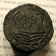 Ceitil Cobre de D. Afonso V (1438 -1481), Ceitil (1/6 Real Branco) Tipologia do catálogo F. Magro 1º Grupo - A5.1.4.6