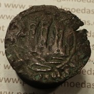 Ceitil Cobre de D. Afonso V (1438 -1481), Ceitil (1/6 Real Branco) Tipologia do catálogo F. Magro 1º Grupo - A5.1.4.3