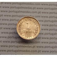 MOEDA DE UM CENTAVO (1 CENTAVO) BRONZE 1917