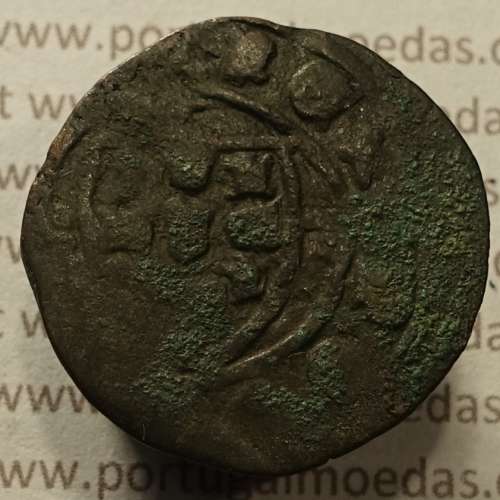Ceitil Cobre de D. Afonso V (1438 -1481), Ceitil (1/6 Real Branco) Tipologia do catálogo F. Magro 1º Grupo - A5.1.3.4 (variante)
