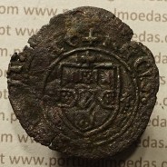 Ceitil Cobre de D. Afonso V (1438 -1481), Ceitil (1/6 Real Branco) Tipologia do catálogo F. Magro 8º Grupo - A5.8.1.5