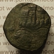 Ceitil Cobre de D. Afonso V (1438 -1481), Ceitil (1/6 Real Branco) Tipologia do catálogo F. Magro 8º Grupo - A5.8.3.5