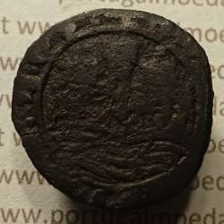 Ceitil Cobre de D. Afonso V (1438 -1481), Ceitil (1/6 Real Branco) Tipologia do catálogo F. Magro 8º Grupo - A5.8.4.1