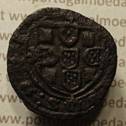 Ceitil Cobre de D. Afonso V (1438 -1481), Ceitil (1/6 Real Branco) Tipologia do catálogo F. Magro 8º Grupo - A5.8.4.1