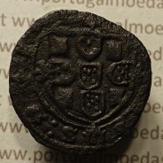 Ceitil Cobre de D. Afonso V (1438 -1481), Ceitil (1/6 Real Branco) Tipologia do catálogo F. Magro 8º Grupo - A5.8.4.1