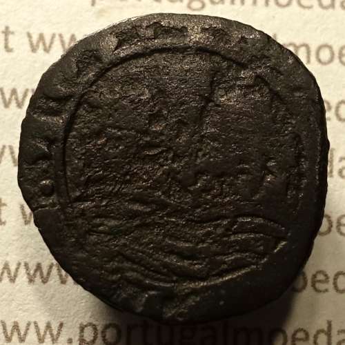 Ceitil Cobre de D. Afonso V (1438 -1481), Ceitil (1/6 Real Branco) Tipologia do catálogo F. Magro 8º Grupo - A5.8.4.1