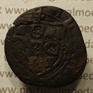 Ceitil Cobre de D. Afonso V (1438 -1481), Ceitil (1/6 Real Branco) Tipologia do catálogo F. Magro 8º Grupo - Não Classificada