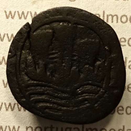 Ceitil Cobre de D. Afonso V (1438 -1481), Ceitil (1/6 Real Branco) Tipologia do catálogo F. Magro 8º Grupo - Não Classificada