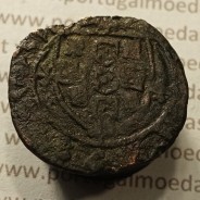 Ceitil Cobre de D. Afonso V (1438 -1481), Ceitil (1/6 Real Branco) Tipologia do catálogo F. Magro 8º Grupo - A5.8.4.8