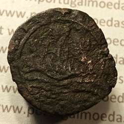 Ceitil Cobre de D. Afonso V (1438 -1481), Ceitil (1/6 Real Branco) Tipologia do catálogo F. Magro 8º Grupo - A5.8.4.8