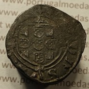Ceitil Cobre de D. Afonso V (1438 -1481), Ceitil (1/6 Real Branco) Tipologia do catálogo F. Magro 8º Grupo - A5.8.4.1