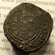 Ceitil Cobre de D. Afonso V (1438 -1481), Ceitil (1/6 Real Branco) Tipologia do catálogo F. Magro 8º Grupo - A5.8.4.1