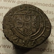 Ceitil Cobre de D. Afonso V (1438 -1481), Ceitil (1/6 Real Branco) Tipologia do catálogo F. Magro 8º Grupo - A5.8.4.1