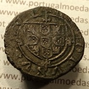 Ceitil Cobre de D. Afonso V (1438 -1481), Ceitil (1/6 Real Branco) Tipologia do catálogo F. Magro 8º Grupo - A5.8.4.1