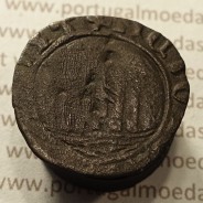 Ceitil Cobre de D. Afonso V (1438 -1481), Ceitil (1/6 Real Branco) Tipologia do catálogo F. Magro 8º Grupo - A5.8.5.1