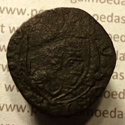 Ceitil Cobre de D. Afonso V (1438 -1481), Ceitil (1/6 Real Branco) Tipologia do catálogo F. Magro 8º Grupo - A5.8.5.1