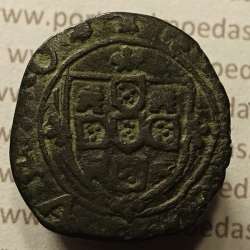Ceitil Cobre de D. Afonso V (1438 -1481), Ceitil (1/6 Real Branco) Tipologia do catálogo F. Magro 8º Grupo - A5.8.5.1