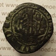 Ceitil Cobre de D. Afonso V (1438 -1481), Ceitil (1/6 Real Branco) Tipologia do catálogo F. Magro 8º Grupo - A5.8.5.1