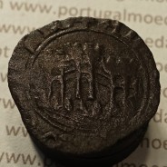 Ceitil Cobre de D. Afonso V (1438 -1481), Ceitil (1/6 Real Branco) Tipologia do catálogo F. Magro 8º Grupo - A5.8.4.10