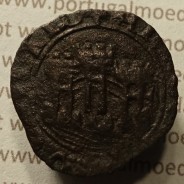 Ceitil Cobre de D. Afonso V (1438 -1481), Ceitil (1/6 Real Branco) Tipologia do catálogo F. Magro 8º Grupo - A5.8.4.10