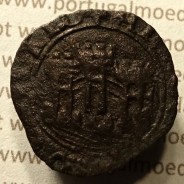 Ceitil Cobre de D. Afonso V (1438 -1481), Ceitil (1/6 Real Branco) Tipologia do catálogo F. Magro 8º Grupo - A5.8.4.10