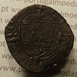 Ceitil Cobre de D. Afonso V (1438 -1481), Ceitil (1/6 Real Branco) Tipologia do catálogo F. Magro 8º Grupo - A5.8.4.10