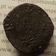 Ceitil Cobre de D. Afonso V (1438 -1481), Ceitil (1/6 Real Branco) Tipologia do catálogo F. Magro 8º Grupo - A5.8.4.10