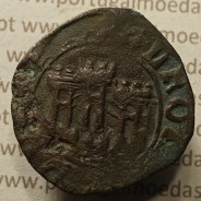 Ceitil Cobre de D. Afonso V (1438 -1481), Ceitil (1/6 Real Branco) Tipologia do catálogo F. Magro 8º Grupo - A5.8.4.10