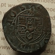 Ceitil Cobre de D. Afonso V (1438 -1481), Ceitil (1/6 Real Branco) Tipologia do catálogo F. Magro 8º Grupo - A5.8.4.10