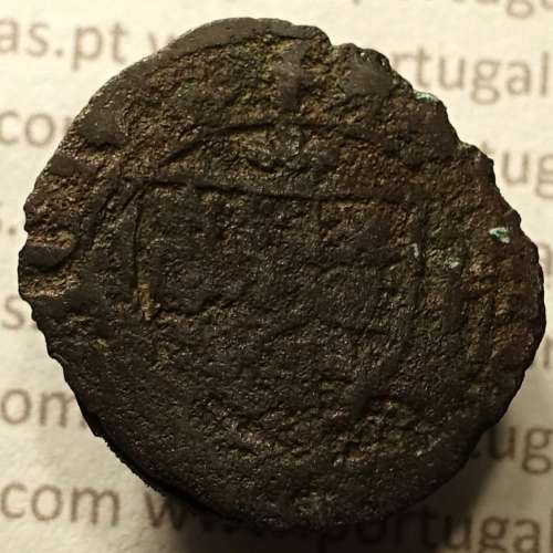 Ceitil Cobre de D. Afonso V (1438 -1481), Ceitil (1/6 Real Branco) Tipologia do catálogo F. Magro 1º Grupo - A5.1.4.4