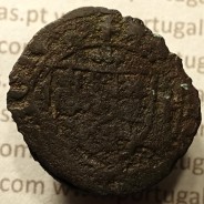 Ceitil Cobre de D. Afonso V (1438 -1481), Ceitil (1/6 Real Branco) Tipologia do catálogo F. Magro 1º Grupo - A5.1.4.4