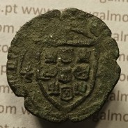 Ceitil Cobre de D. Afonso V (1438 -1481), Ceitil (1/6 Real Branco) Tipologia do catálogo F. Magro 3º Grupo - A5.4.1.5