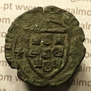 Ceitil Cobre de D. Afonso V (1438 -1481), Ceitil (1/6 Real Branco) Tipologia do catálogo F. Magro 3º Grupo - A5.4.1.5