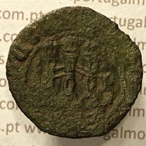 Ceitil Cobre de D. Afonso V (1438 -1481), Ceitil (1/6 Real Branco) Tipologia do catálogo F. Magro 3º Grupo - A5.4.1.2