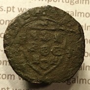 Ceitil Cobre de D. Afonso V (1438 -1481), Ceitil (1/6 Real Branco) Tipologia do catálogo F. Magro 3º Grupo - A5.4.1.2