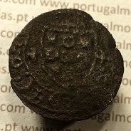 Ceitil Cobre de D. Afonso V (1438 -1481), Ceitil (1/6 Real Branco) Tipologia do catálogo F. Magro 3º Grupo - A5.4.1.2