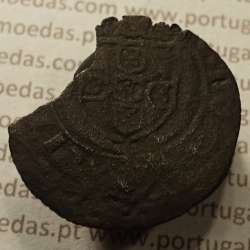 Ceitil Cobre de D. Afonso V (1438 -1481), Ceitil (1/6 Real Branco) Tipologia do catálogo F. Magro 8º Grupo - A5.8.4.7