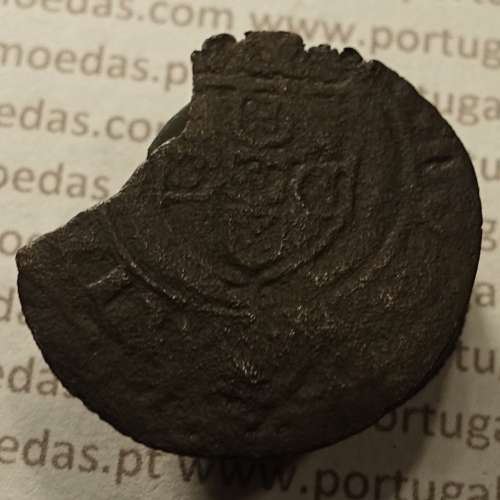 Ceitil Cobre de D. Afonso V (1438 -1481), Ceitil (1/6 Real Branco) Tipologia do catálogo F. Magro 8º Grupo - A5.8.4.7