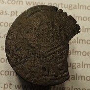 Ceitil Cobre de D. Afonso V (1438 -1481), Ceitil (1/6 Real Branco) Tipologia do catálogo F. Magro 8º Grupo - A5.8.4.7