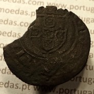 Ceitil Cobre de D. Afonso V (1438 -1481), Ceitil (1/6 Real Branco) Tipologia do catálogo F. Magro 8º Grupo - A5.8.4.7