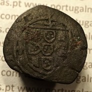 Ceitil Cobre de D. Afonso V (1438 -1481), Ceitil (1/6 Real Branco) Tipologia do catálogo F. Magro 8º Grupo - A5.8.3.4