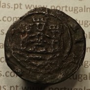 Ceitil Cobre de D. Afonso V (1438 -1481), Ceitil (1/6 Real Branco) Tipologia do catálogo F. Magro 6º Grupo - A5.6.1.8