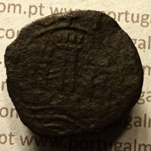 Ceitil Cobre de D. Afonso V (1438 -1481), Ceitil (1/6 Real Branco) Tipologia do catálogo F. Magro 8º Grupo - A5.8.1.2