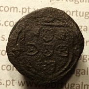 Ceitil Cobre de D. Afonso V (1438 -1481), Ceitil (1/6 Real Branco) Tipologia do catálogo F. Magro 8º Grupo - A5.8.1.2
