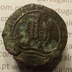 Ceitil Cobre de D. Afonso V (1438 -1481), Ceitil (1/6 Real Branco) Tipologia do catálogo F. Magro 8º Grupo - A5.8.4.1