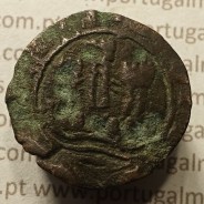 Ceitil Cobre de D. Afonso V (1438 -1481), Ceitil (1/6 Real Branco) Tipologia do catálogo F. Magro 8º Grupo - A5.8.4.1