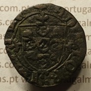 Ceitil Cobre de D. Afonso V (1438 -1481), Ceitil (1/6 Real Branco) Tipologia do catálogo F. Magro 8º Grupo - A5.8.4.10