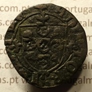Ceitil Cobre de D. Afonso V (1438 -1481), Ceitil (1/6 Real Branco) Tipologia do catálogo F. Magro 8º Grupo - A5.8.4.10