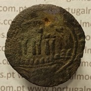Ceitil Cobre de D. Afonso V (1438 -1481), Ceitil (1/6 Real Branco) Tipologia do catálogo F. Magro 8º Grupo - Não Classificada